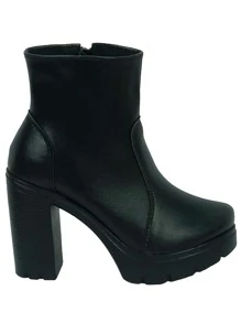 Women Fashion Boots - Black - View 2