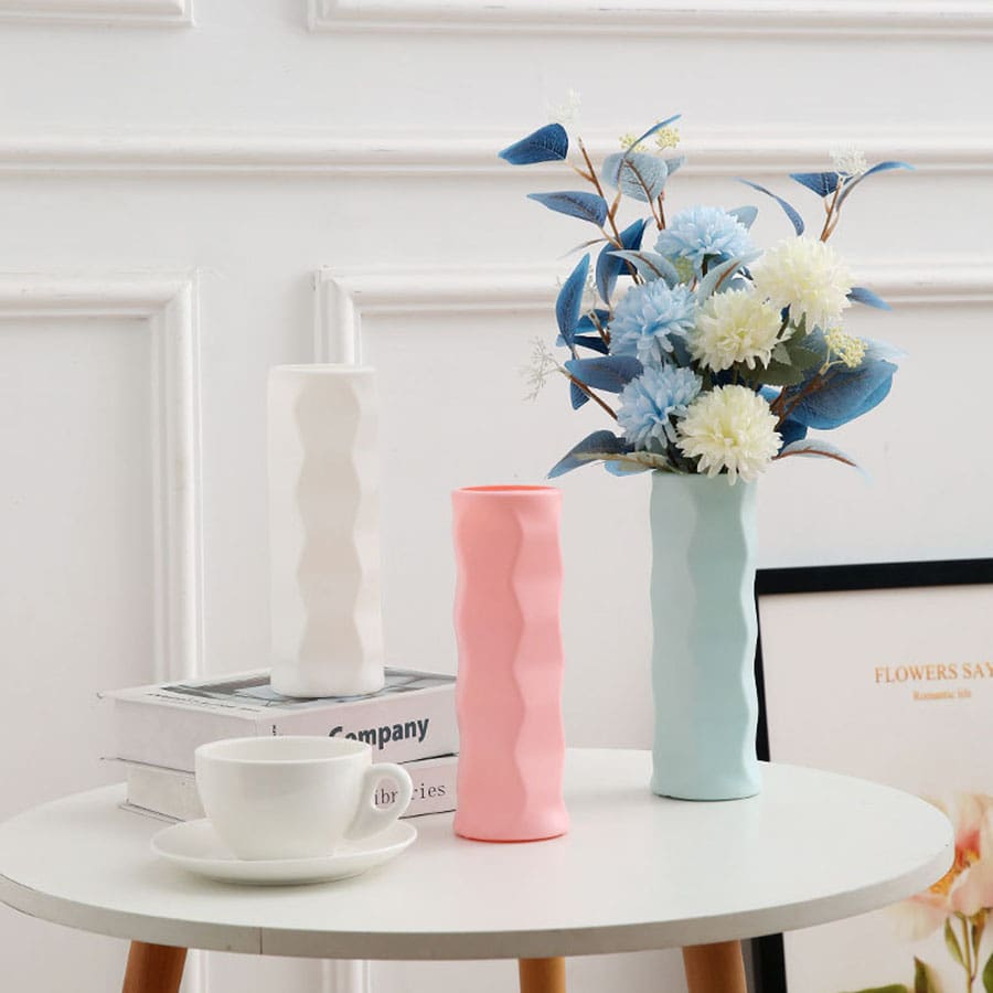 1pc Green Flower Vase - Green - View 1