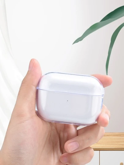 Transparent TPU Material Protective Case Compatible With Apple Wireless Bluetooth Earphones