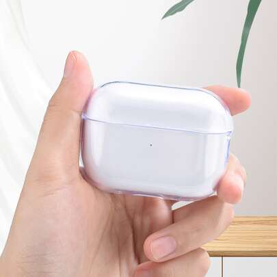 Solid Color Material Bluetooth Earphone Case Transparent TPU Material Protective Case Compatible With Apple Wireless Bluetooth Earphones Spring Easter Gift