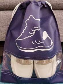 Shoe Bags - Navy Blue - View 2