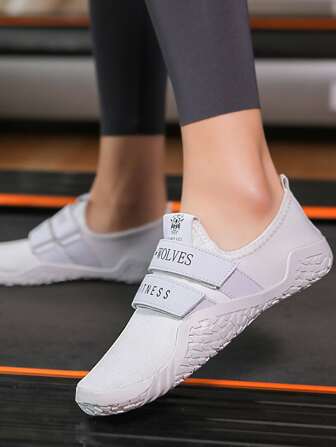 Non-slip Indoor Fitness Shoes For Men And Women, Suitable For Jumping Rope, Aerobics, Treadmill, Soft Sole Sports Shoes With Noise Reduction For Home Gym