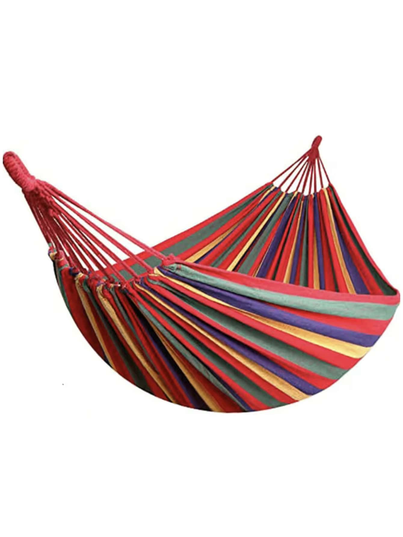 件戶外花園露營吊床，帶樹帶，可懸掛，耐用且便攜式吊床可承受 450 磅的重量，並配有旅行袋。非常適合室外/室內庭院、後院和露營 - 藍色 - 查看 1