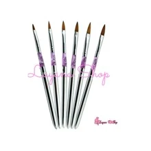 Pincel Para Acrílico Plata  No 2, 8, 10 Y 12 A Elegir - 10 - Ver 1