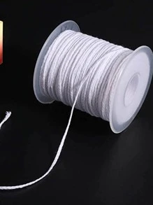 Mechas para velas 61M trenzado DIY Vela haciendo mecha - Blanco - Ver 1