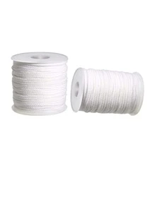 Mechas para velas 61M trenzado DIY Vela haciendo mecha - Blanco - Ver 2