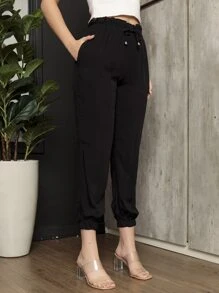 Women Pants - màu đen - Xem 4