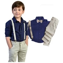Miguelito Moda Infantil Tween Boys Sets - Navy Blue - View 1