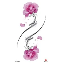 Tatuajes Temporales - Rosa - Ver 2