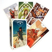 78pcs White Numinous Tarot Cards - Black - View 1