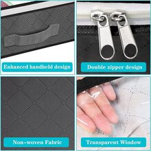 1個非織布棉被和衣服收納袋,可折疊並適合放在床底下