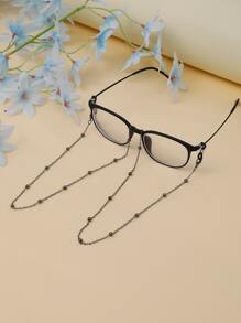 قلادة نظارات وحيدة بوهيمية عصرية كاروكسيد أسود خالية من النوع بسيطة وأنيقة كاكسسوار للنساء للنظارات