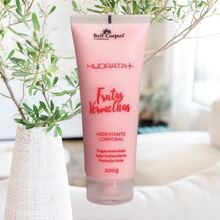 Hidratante Corporal Toque Aveludado Ação Antioxidante Proteção Solar Frutas Vermelhas 200g Bell Corpus - Branco - Visão 3