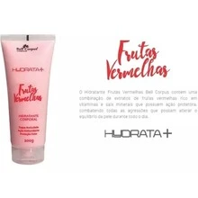 Hidratante Corporal Toque Aveludado Ação Antioxidante Proteção Solar Frutas Vermelhas 200g Bell Corpus - Branco - Visão 2