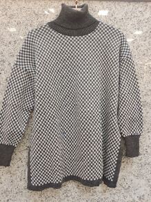 Women Knit Tops - Xám - Xem 2