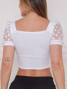 Women T-Shirts - trắng - Xem 3