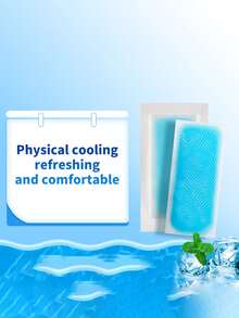 2入組水凝膠貼布,夏天清爽和智能手機貼紙