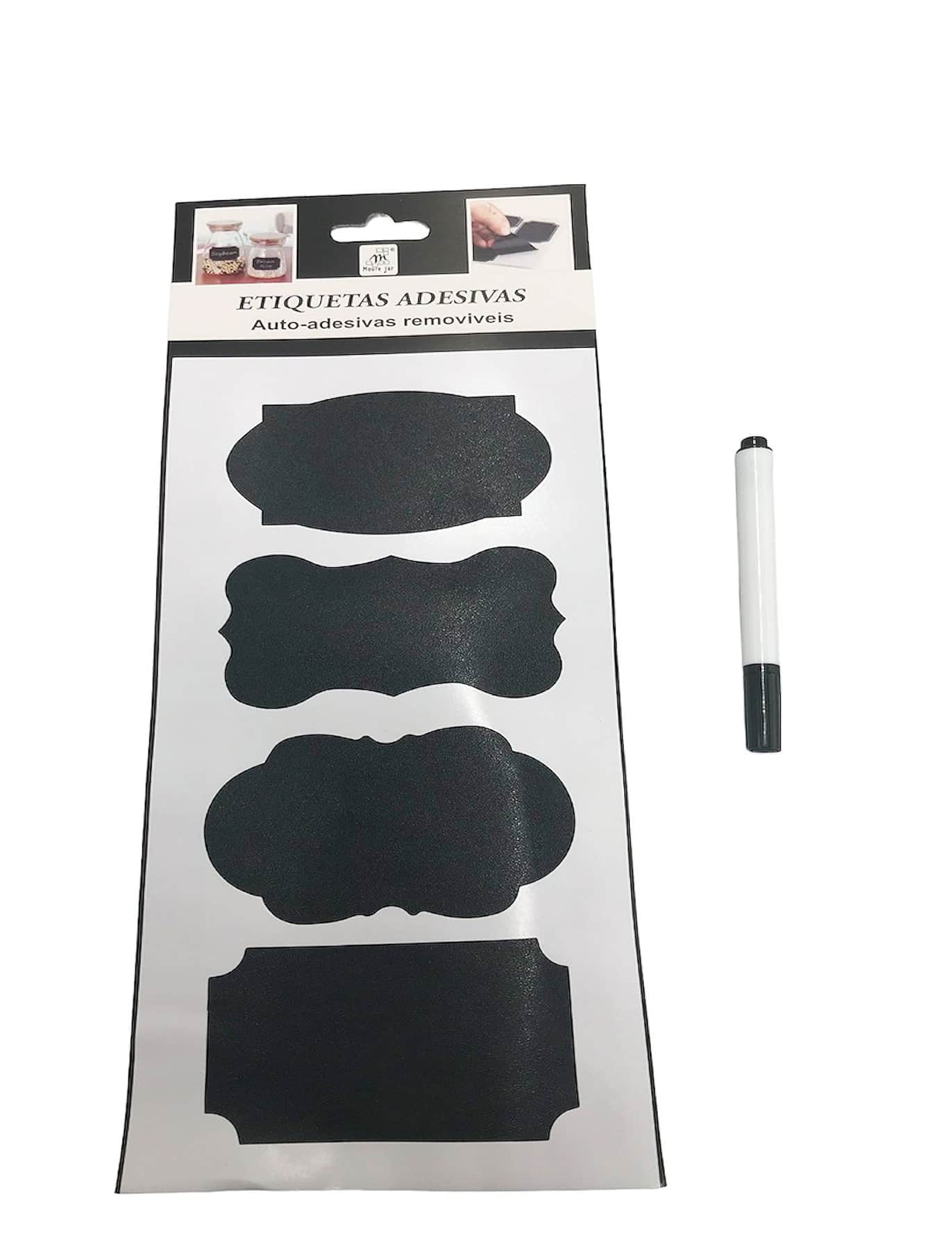 Label Stickers - Black and White - View 1