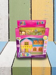 Villa Colorida Casinha - Família - Multicolorido - Visão 1