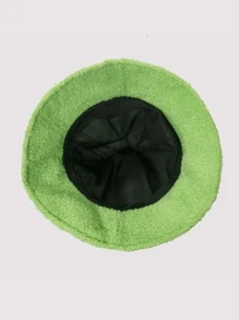 1PC Nữ Hoạt Hình Dễ Thương Ếch Dệt Kim Sang Trọng Nón Cho Mùa Đông - màu xanh lá - Xem 3