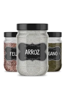 Label Stickers - Black and White - View 2