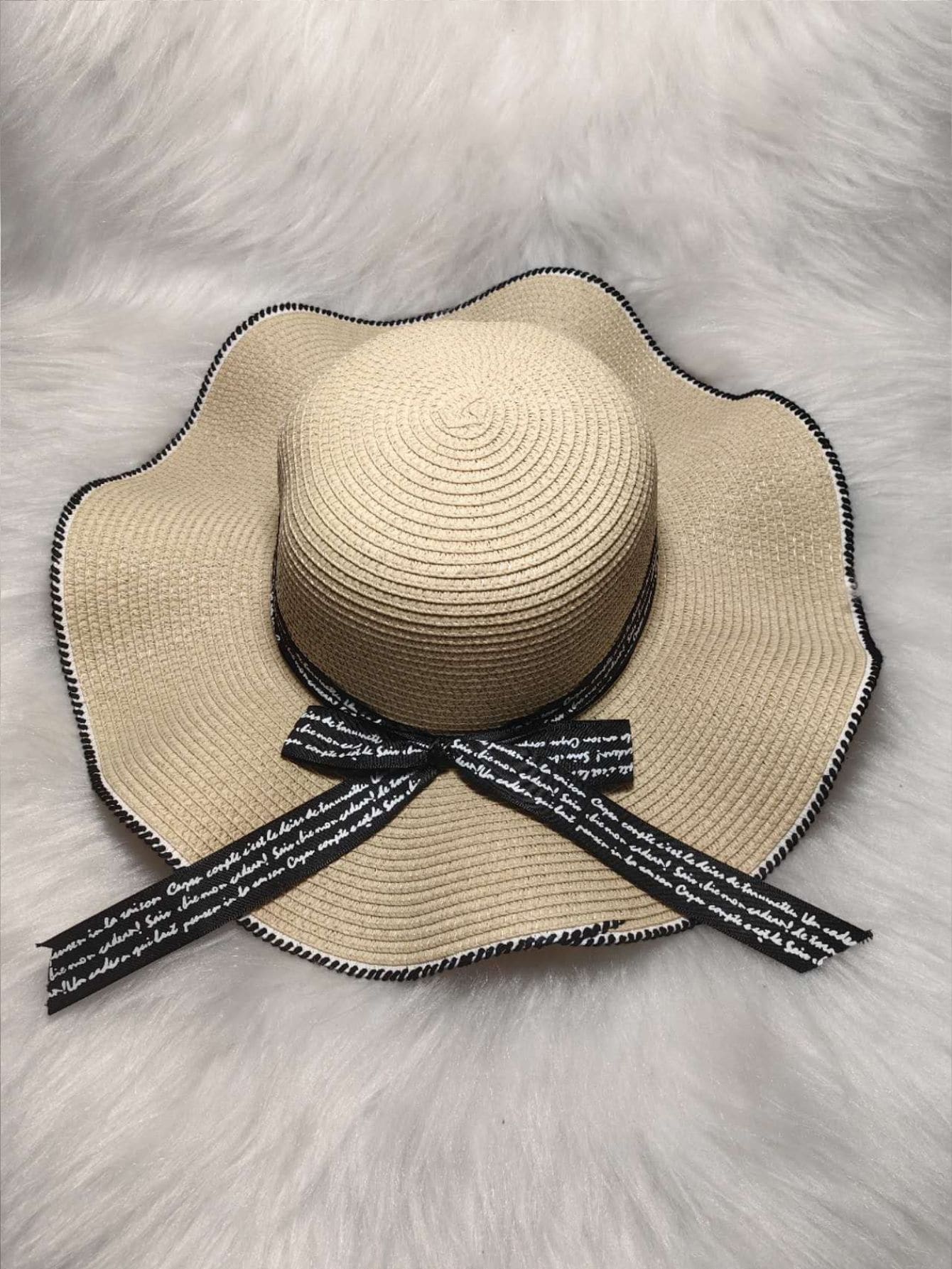 Women Straw Hat - 米色 - 查看 1