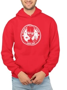 Men Sweatshirts - 紅色 - 查看 1