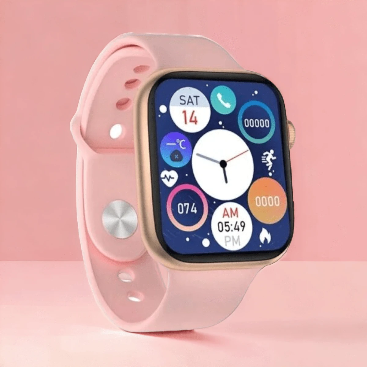 G7Pro Nice Smart Digital Watch - Pink - View 1