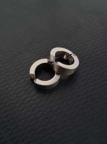 Men's Earrings - 銀色 - 查看 3