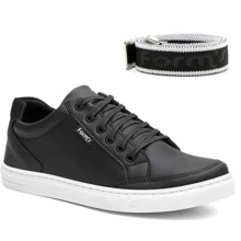 Men Sneakers - 黑色 - 查看 1