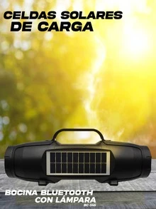 Bluetooth Speaker With Lamp - Red - View 2