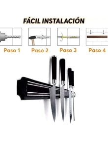 Soporte magnético de pared para cuchillos, utensilios y herramientas DeTODO, Oferta del - S - Ver 2