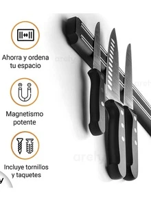 Soporte magnético de pared para cuchillos, utensilios y herramientas DeTODO, Oferta del - S - Ver 6