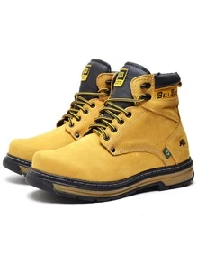 Men Boots - 米色 - 查看 3