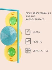 3 件/套吸盘陀螺玩具婴儿游戏婴儿牙胶缓解压力益智旋转摇铃洗澡淋浴玩具儿童礼物（部分部件可能随机）