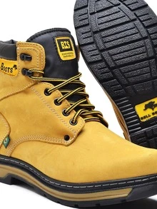 Men Boots - 米色 - 查看 5