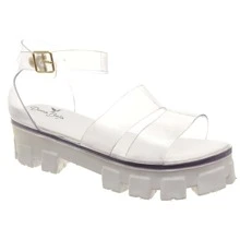 Women Platforms & Wedge Sandals - 白色 - 查看 1