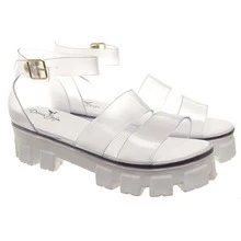 Women Platforms & Wedge Sandals - 白色 - 查看 2