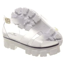 Women Platforms & Wedge Sandals - 白色 - 查看 4