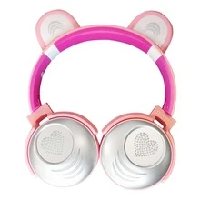 Audífonos Inalámbricos Wireless Basst Headphones - Rosa - Ver 1