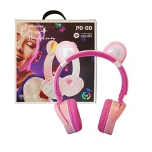 Audífonos Inalámbricos Wireless Basst Headphones - Rosa - Ver 3