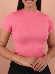 Women T-Shirts - Màu hồng gỉ - Xem 1