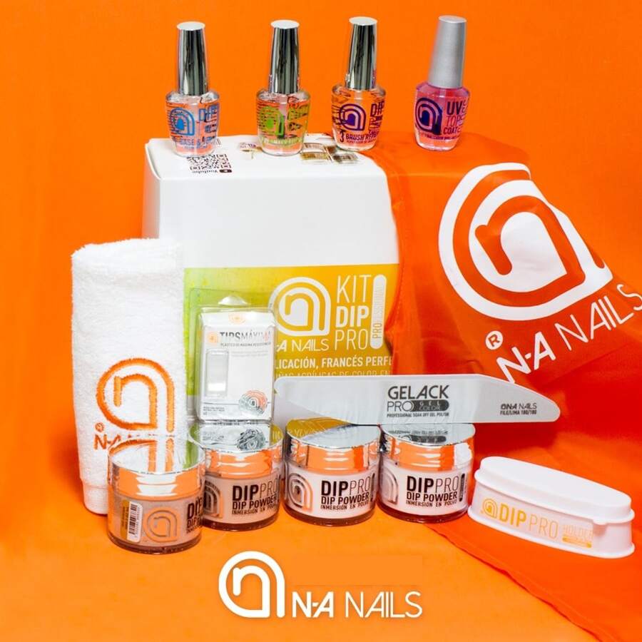 Kit de Acrílico Dipping Sytem NA Nails Dip Powder - transparente - Ver 1