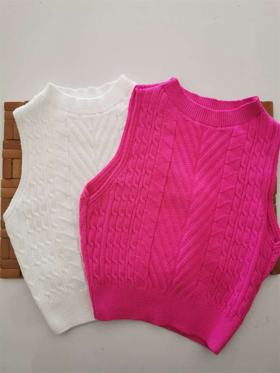 Women Tank Tops & Camis - 玫紅色 - 查看 1