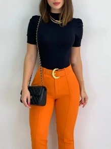 Women Tops - 黑色 - 查看 1