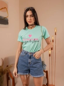 Women T-Shirts - Màu xanh Bạc hà - Xem 4