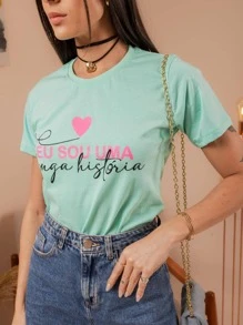 Women T-Shirts - Màu xanh Bạc hà - Xem 1