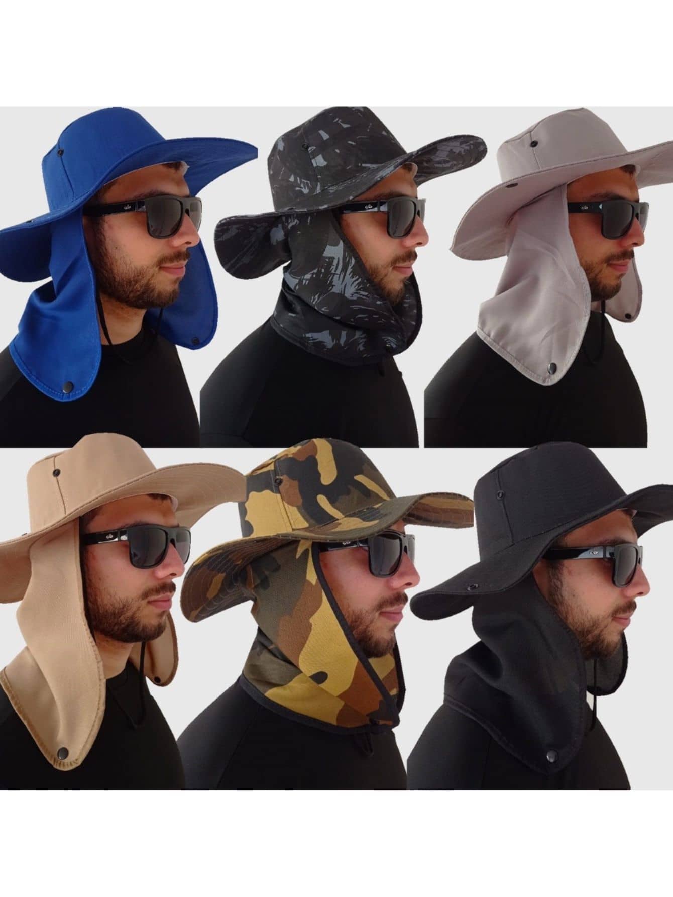 Men Bucket Hat - màu nâu - Xem 1