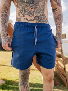 Men Shorts - 藏蓝色 - 查看 6