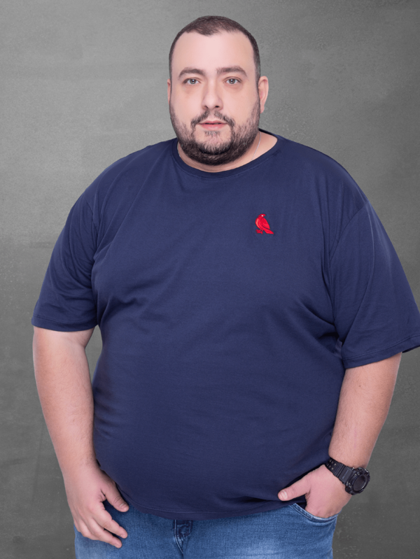 Camiseta Masculina básica Plus size G1 G2 G3 extra grande blusa 100% algodão camisa gola redonda lisa manga curta